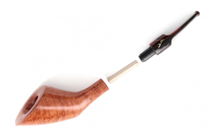 Savinelli Autograph Horn 083 pipe (Grade 8)