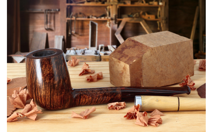 Pierre Morel Straight Grain Billiard pipe