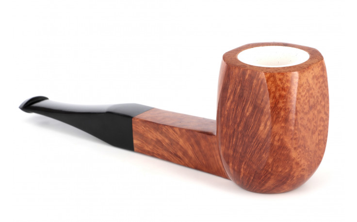 Foursquare pipe with a meerschaum-lined bowl (clearance 1)