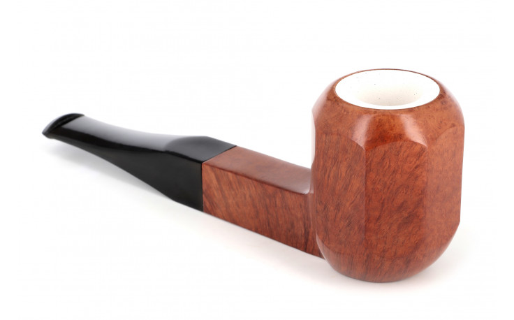 Foursquare pipe with a meerschaum-lined bowl (clearance 2)