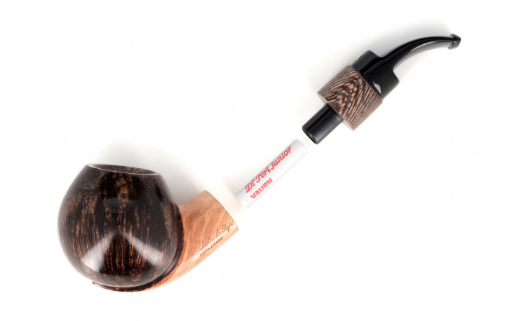 Mastro de Paja Unica Brucianaso Gigante pipe (bent apple)