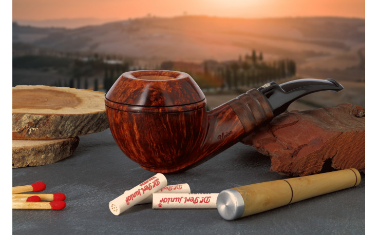 Mastro de Paja Unica Brucianaso Gigante pipe (rhodesian)