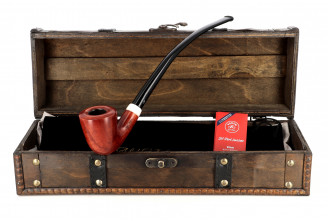 Churchwarden orange Dublin pipe set