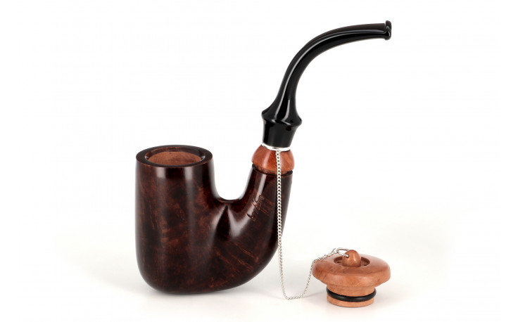 Brebbia Oom Paul Noce pipe (9mm filter)