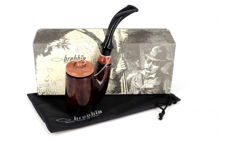 Brebbia Oom Paul Noce pipe (9mm filter)