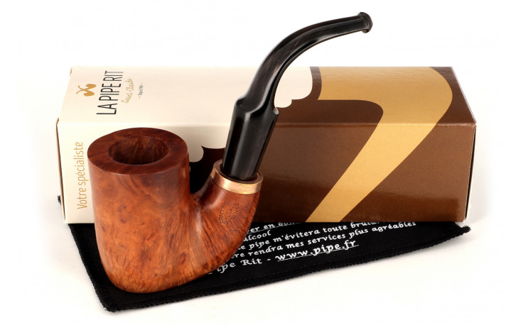 Oom Paul giant pipe with a horn stem