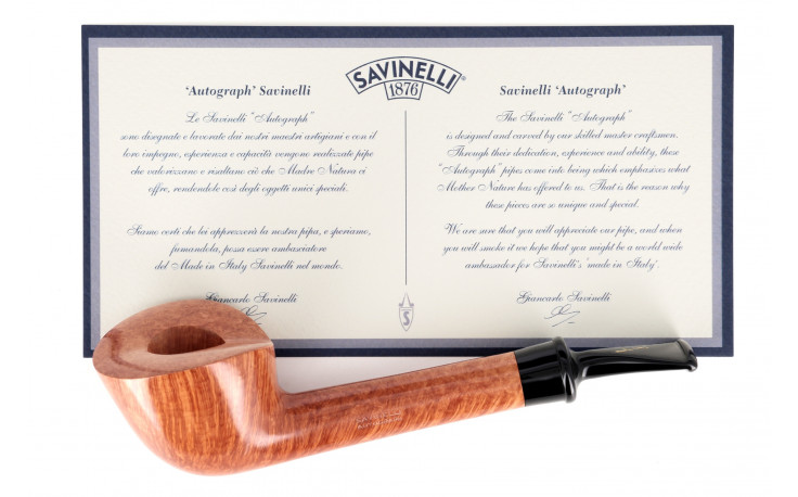 Savinelli Autograph Pot 079 pipe (Grade 0)