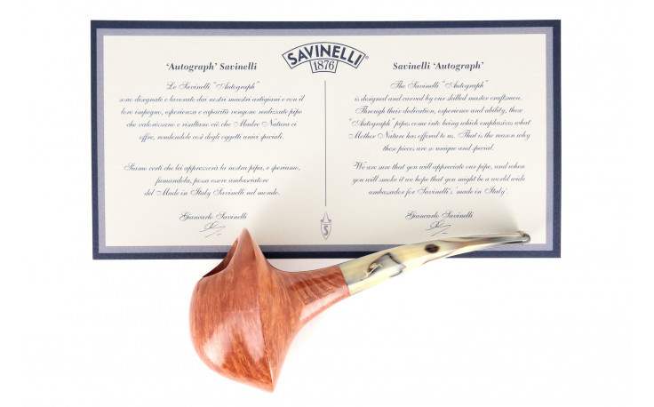 Savinelli Autograph Free Style 080 pipe (Grade 00)