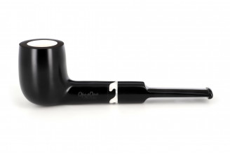 Meerschaum-lined bowl briar straight pipe