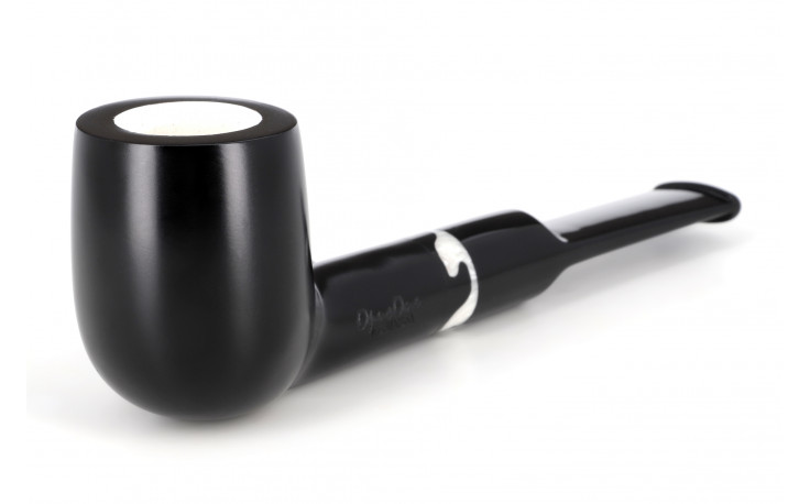 Meerschaum-lined bowl briar straight pipe