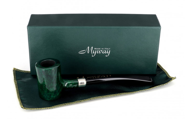 Myway The Wise Man Tankard pipe (green color) (thin stem)