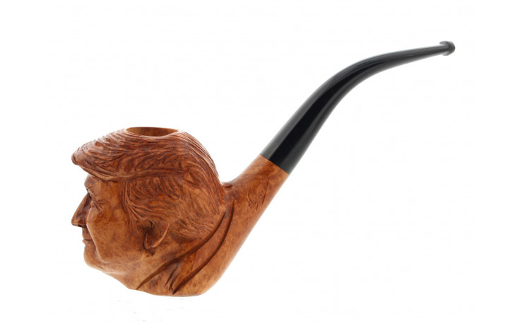 Donald Trump sculpted pipe