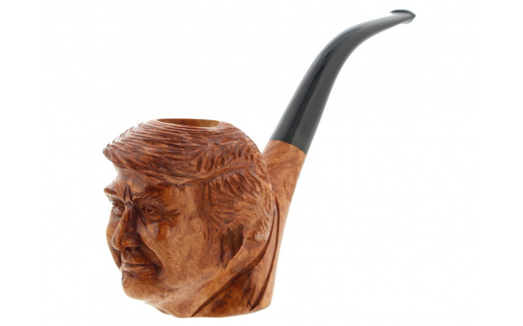 Donald Trump sculpted pipe