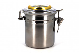 Stainless steel tobacco jar (large size)