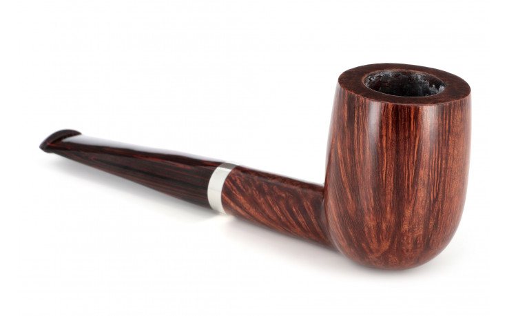 Pierre Morel Flame Grain 1 Billiard pipe (cumberland stem)