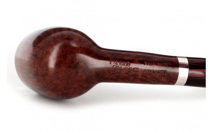 Pierre Morel Flame Grain 1 Billiard pipe (cumberland stem)