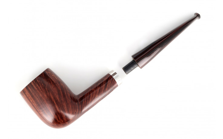 Pierre Morel Flame Grain 1 Billiard pipe (cumberland stem)