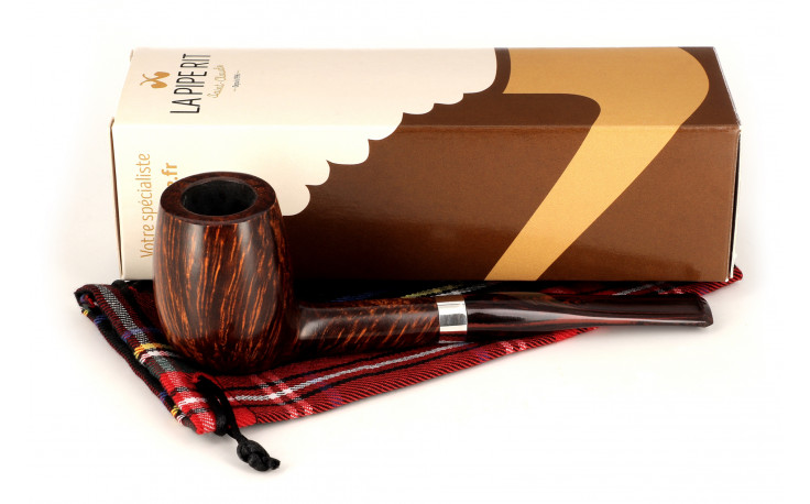 Pierre Morel Flame Grain 2 Billiard pipe (cumberland stem)