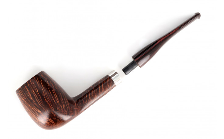 Pierre Morel Flame Grain 2 Billiard pipe (cumberland stem)