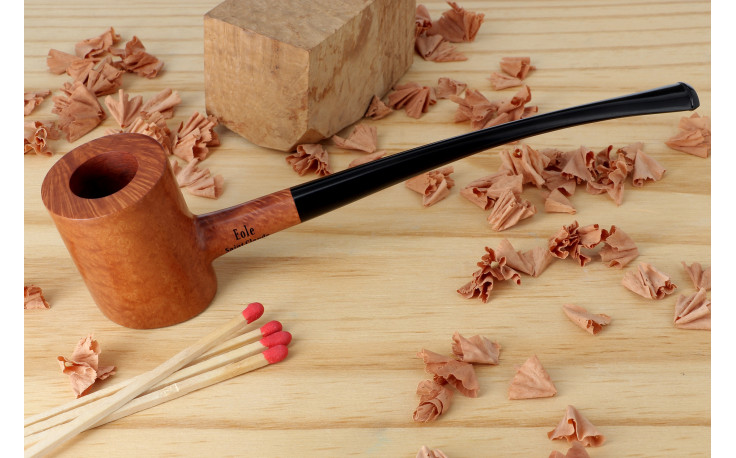 Eole Churchwarden poker natural pipe