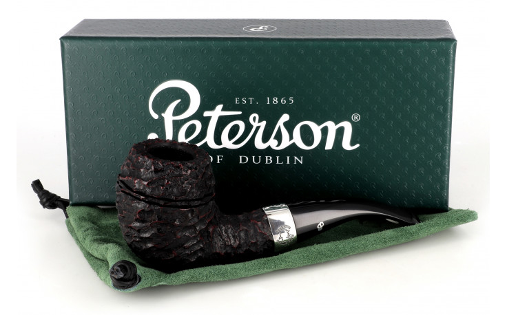 Peterson Sherlock Holmes Deerstalker pipe (rusticated) (without filter) (P-Lip)