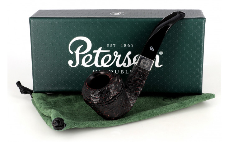 Peterson Sherlock Holmes Hansom pipe (rusticated) (without filter) (P-Lip)