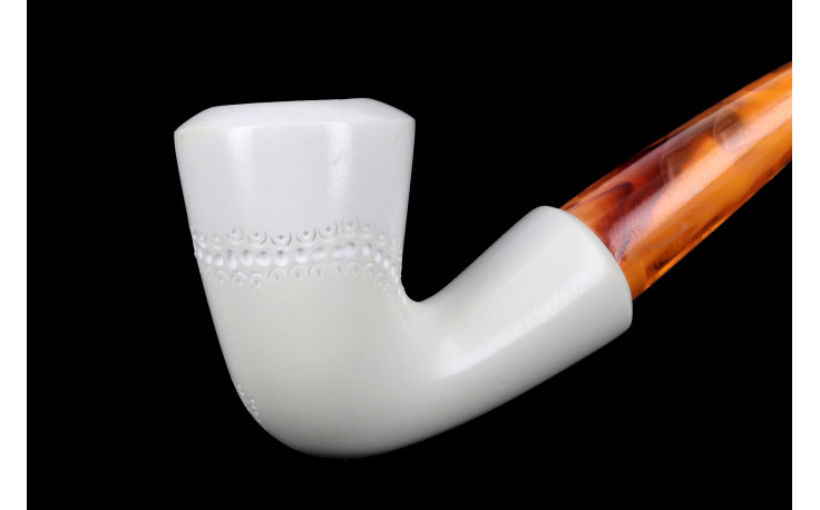 Calabash Design bent meerschaum pipe