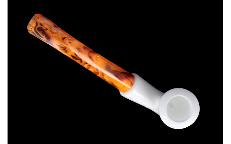 Calabash Design bent meerschaum pipe