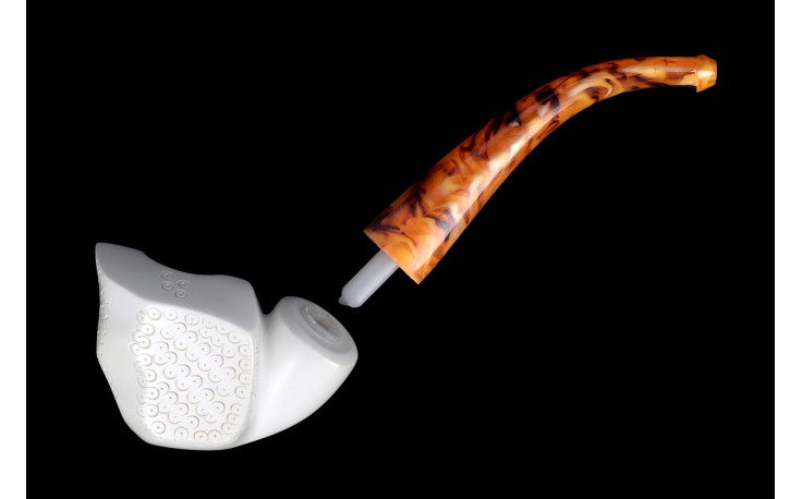 Asymmetrical Design meerschaum pipe