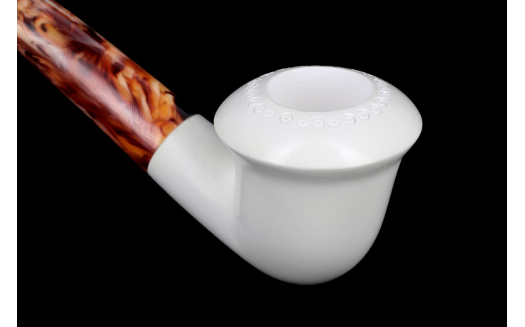 Calabash Design 2 bent meerschaum pipe