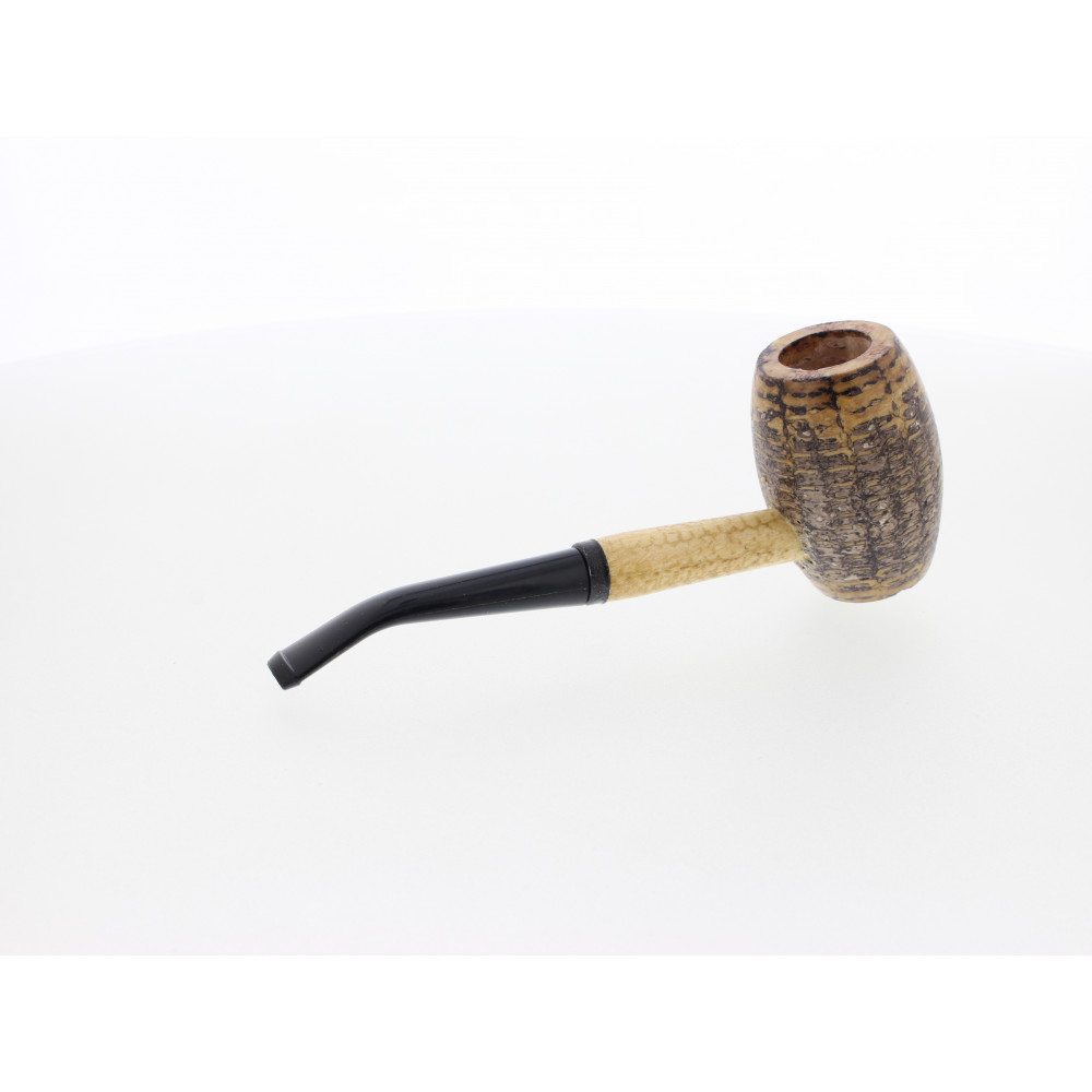 Country Gentleman corn cob pipe (bent stem) La Pipe Rit