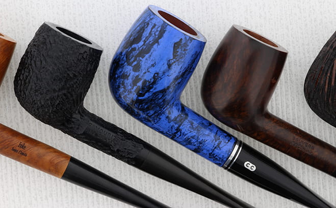 The different finishes of a briar pipe